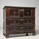 English chest of drawers 17th century oak