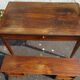 Walnut Secretary Stepped XIXth century Louis Philippe