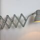 Grey Industrial Cast Iron Wall Light from Elektrosvit, 1960s