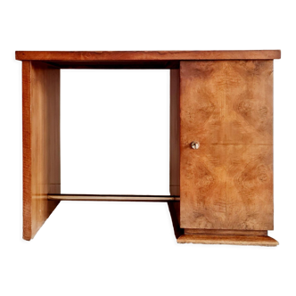 Art Deco desk mahogany plating blond