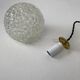 Pair of vintage round pendant lamps