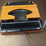 Machine à écrire silver reed 280 fast spacer orange qwertz