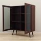 Mahogany showcase, Danish design, 1970s, production: Denmark