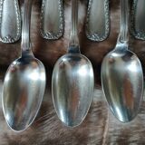14 antique silver-plated cutlery sets