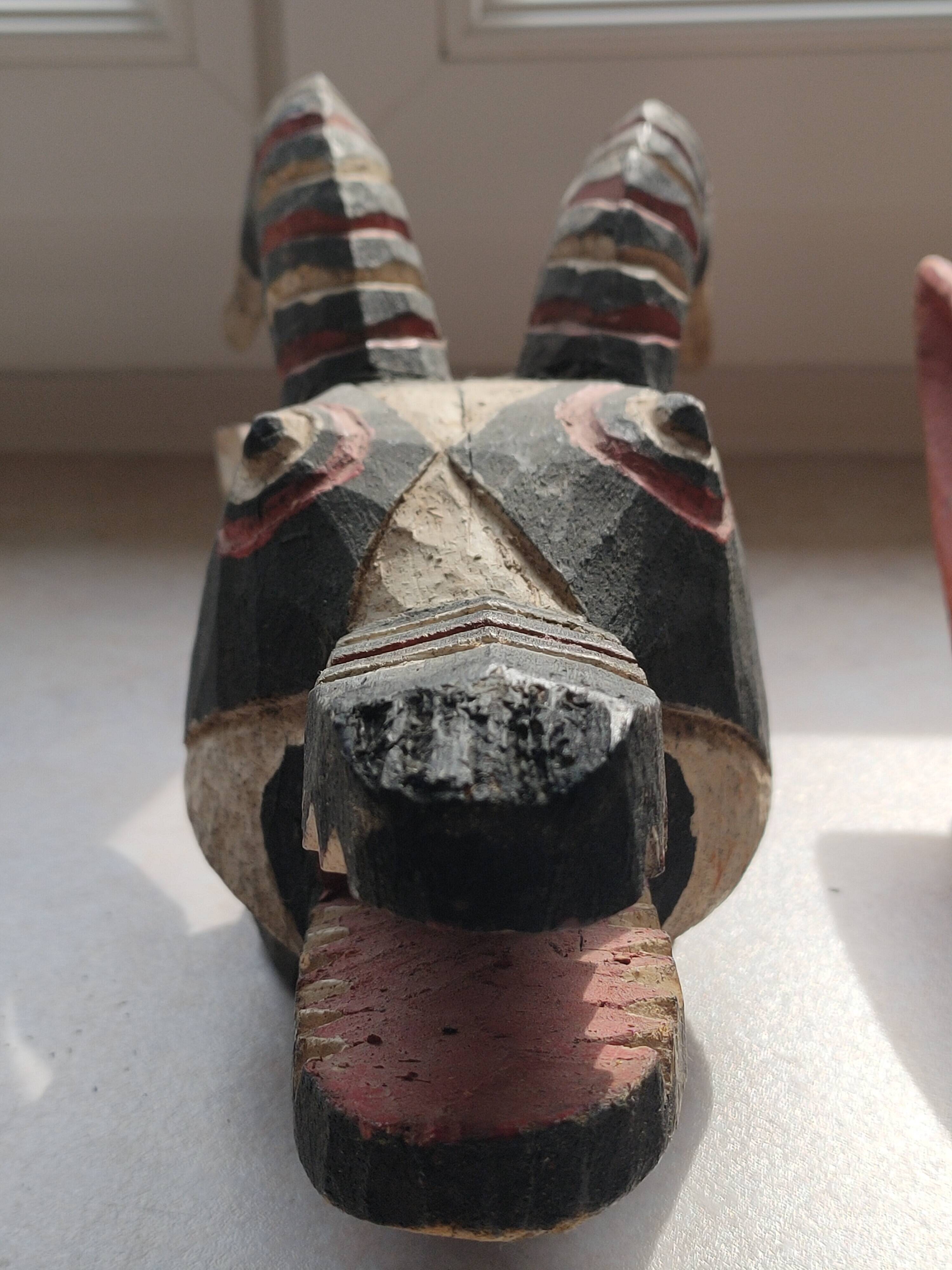 African zoomorphic masks.