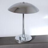 Aluminor chrome mushroom lamp art Deco style