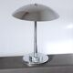 Aluminor chrome mushroom lamp art Deco style