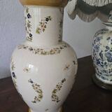 Moustier vase signed