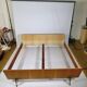 Vintage design double bed, 50s 60s