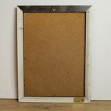 Frame with coral plant motif signed m leb