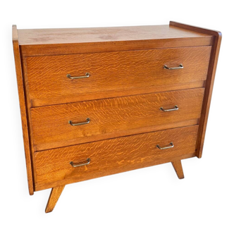 Vintage chest of drawers with tapered legs