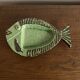 Small fish dish in glazed earthenware Dieulefit 1960