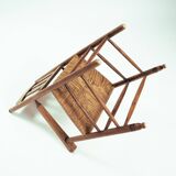 Fauteuil Art déco en chêne de l'école d'Amsterdam, années 1940