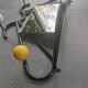 Vintage wall coat rack with mirror