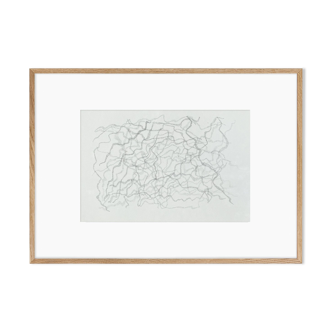 Drawing 21X29.7 made and signed by the Italian artist Maria Chiara Re. 2022.