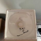 Stamped ceramic vase