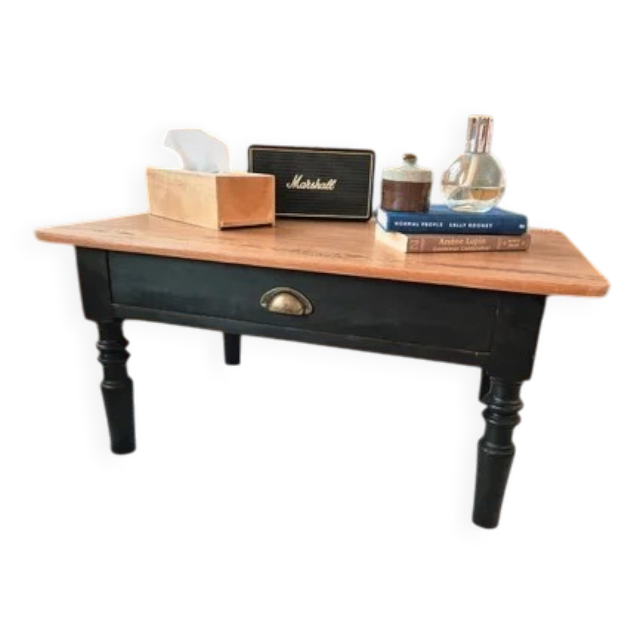 Table basse vintage rénovée