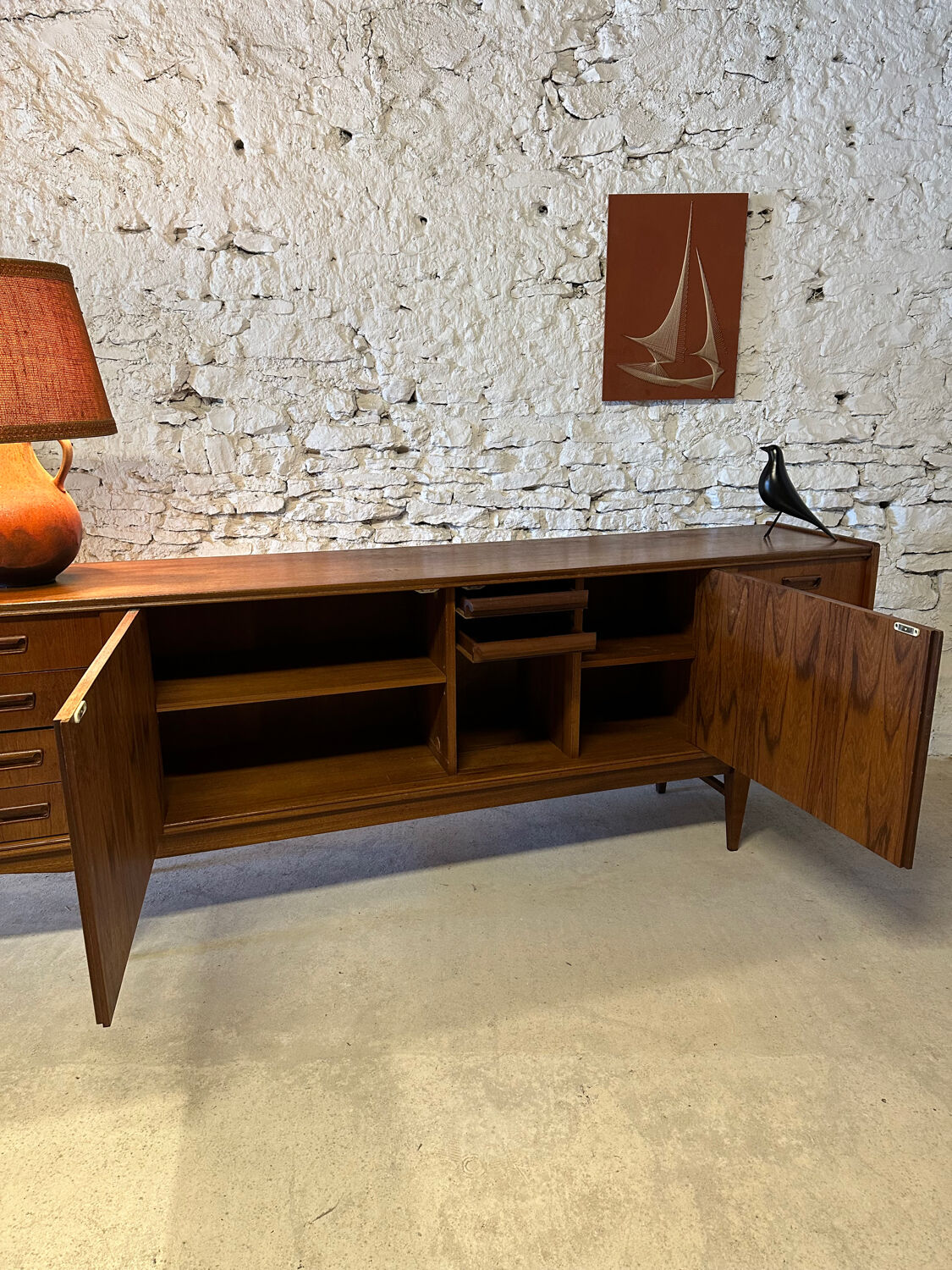 Enfilade UNIFA in teak - Scandinavian 1960