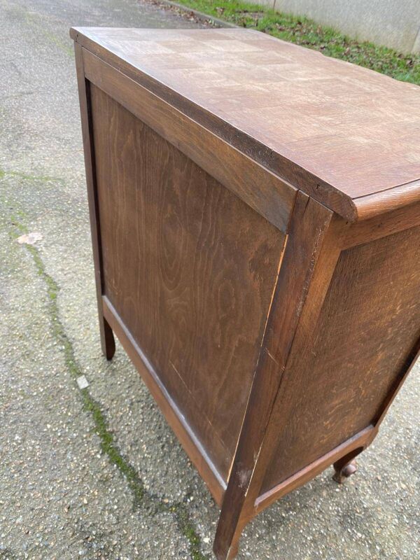 Commode vintage style Louis XV en bois du 19ème