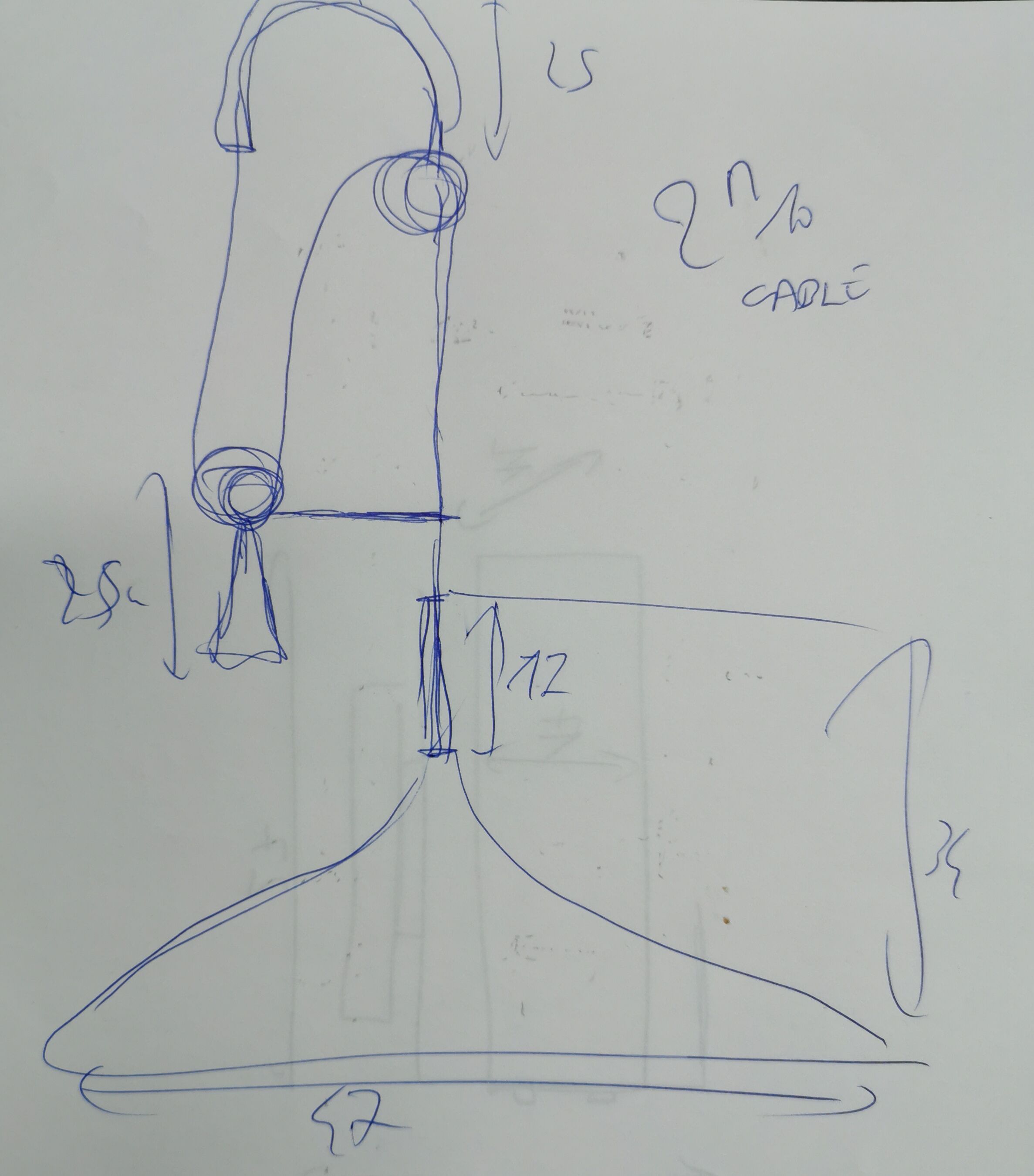Angelo Lelli pendant lamp 12126 for Arredoluce 1947