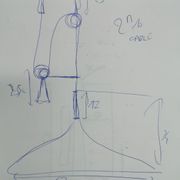 Angelo Lelli pendant lamp 12126 for Arredoluce 1947