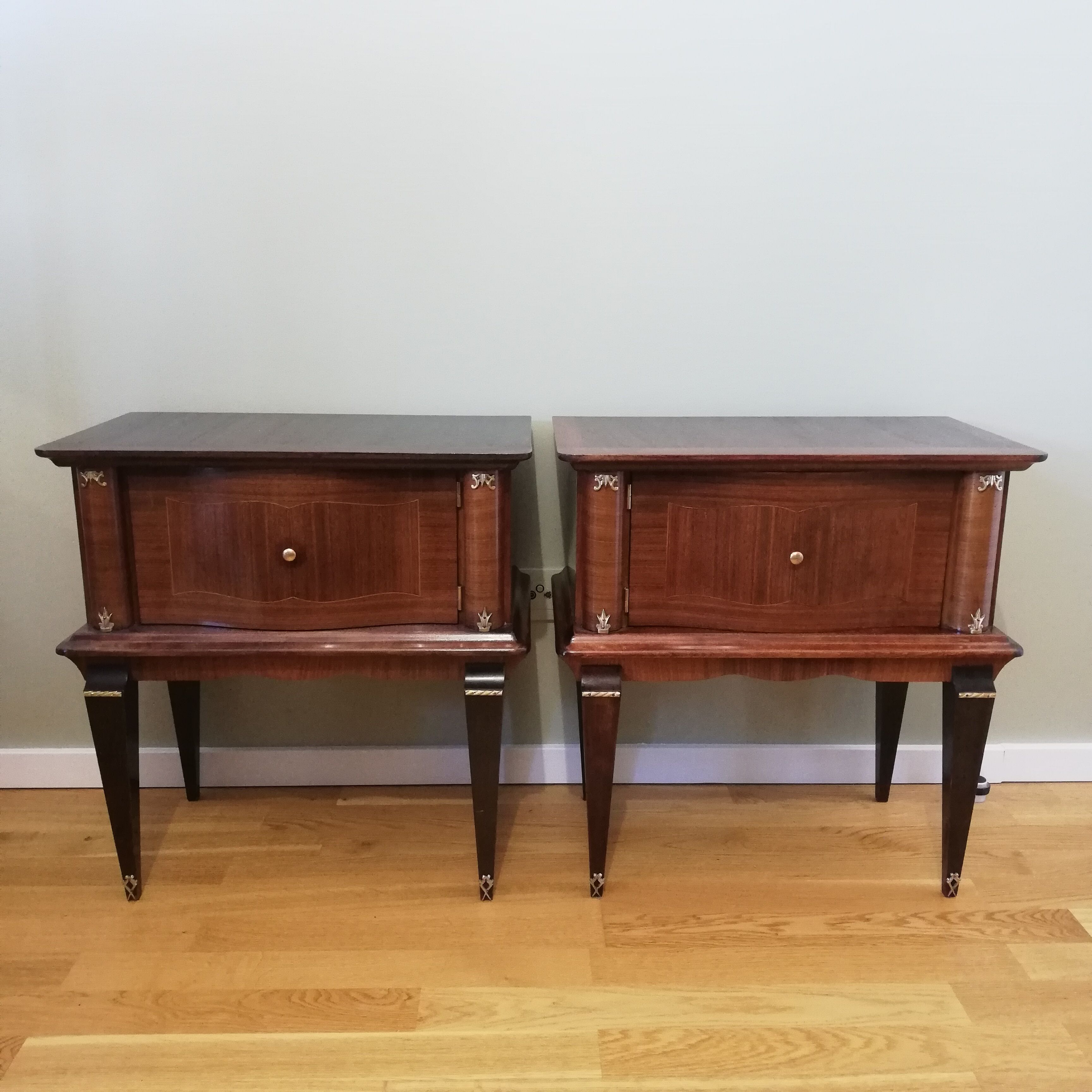 Pair of vintage bedside tables 60s