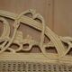 Antique French bergère window bench shabby chic