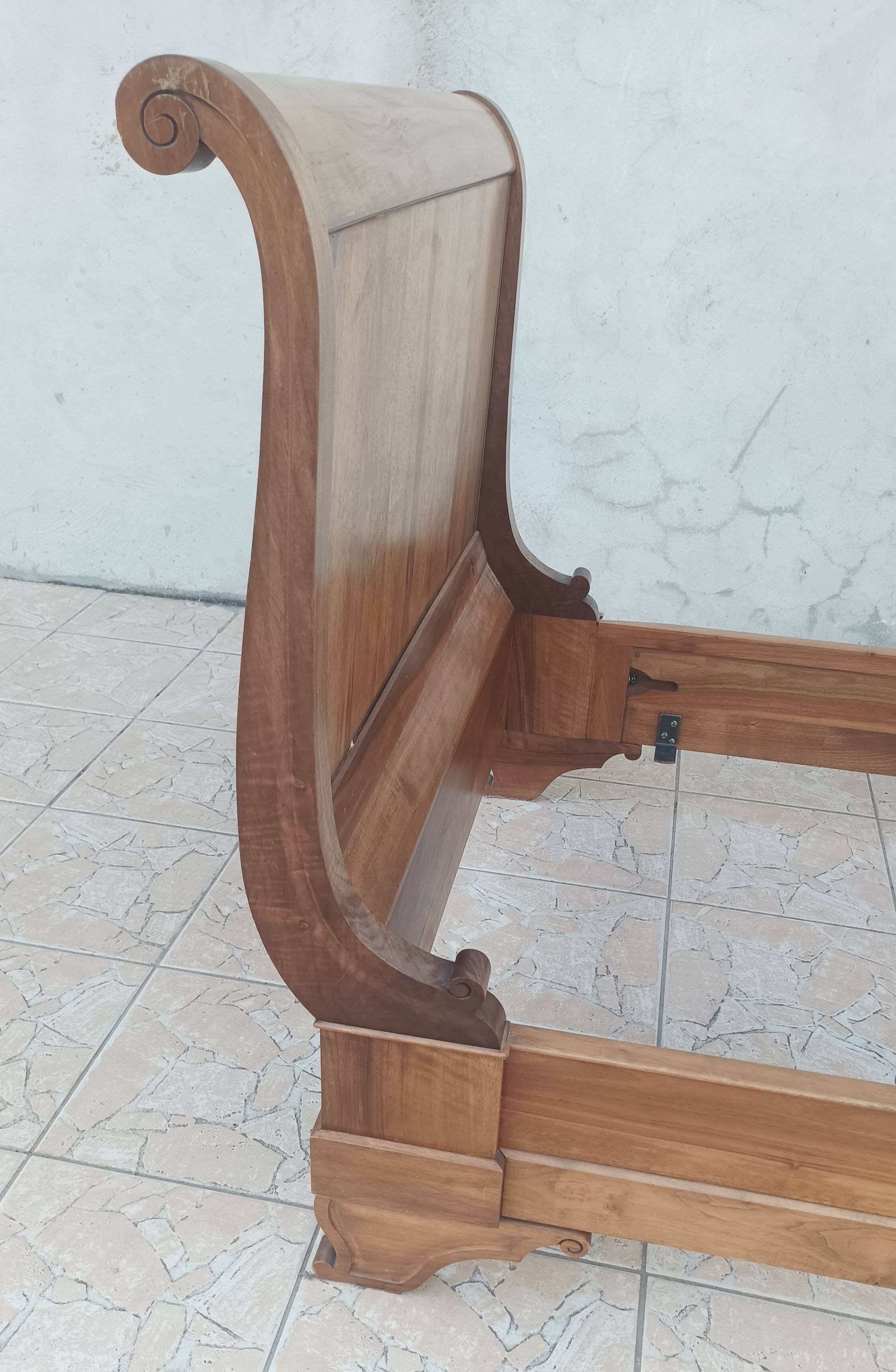 Empire Style Mahogany Bed