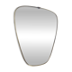 Vintage Brass Rear View Mirror, 1960s