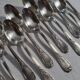 12 Small Silver Metal Spoons SOH