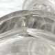 Cut glass liqueur carafe with flat sides, signed Baccarat.