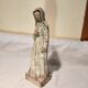 Statue vierge sainte en terre cuite peinte