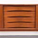 Vintage Sideboard in Teak with Drawers and Sliding Doors, 1960s