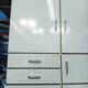 Buffet colonne vintage Formica bleu-vert