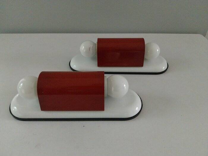 Set de 2 appliques Dui de Vico Magistretti pour Artemide