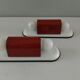 Set de 2 appliques Dui de Vico Magistretti pour Artemide