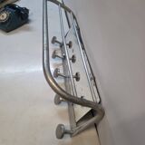 Antique aluminum coat rack with 5 hooks
