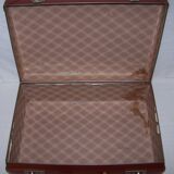 Brown vintage suitcase 50s
