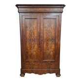 Louis-Philippe walnut burl wardrobe – 19th century period