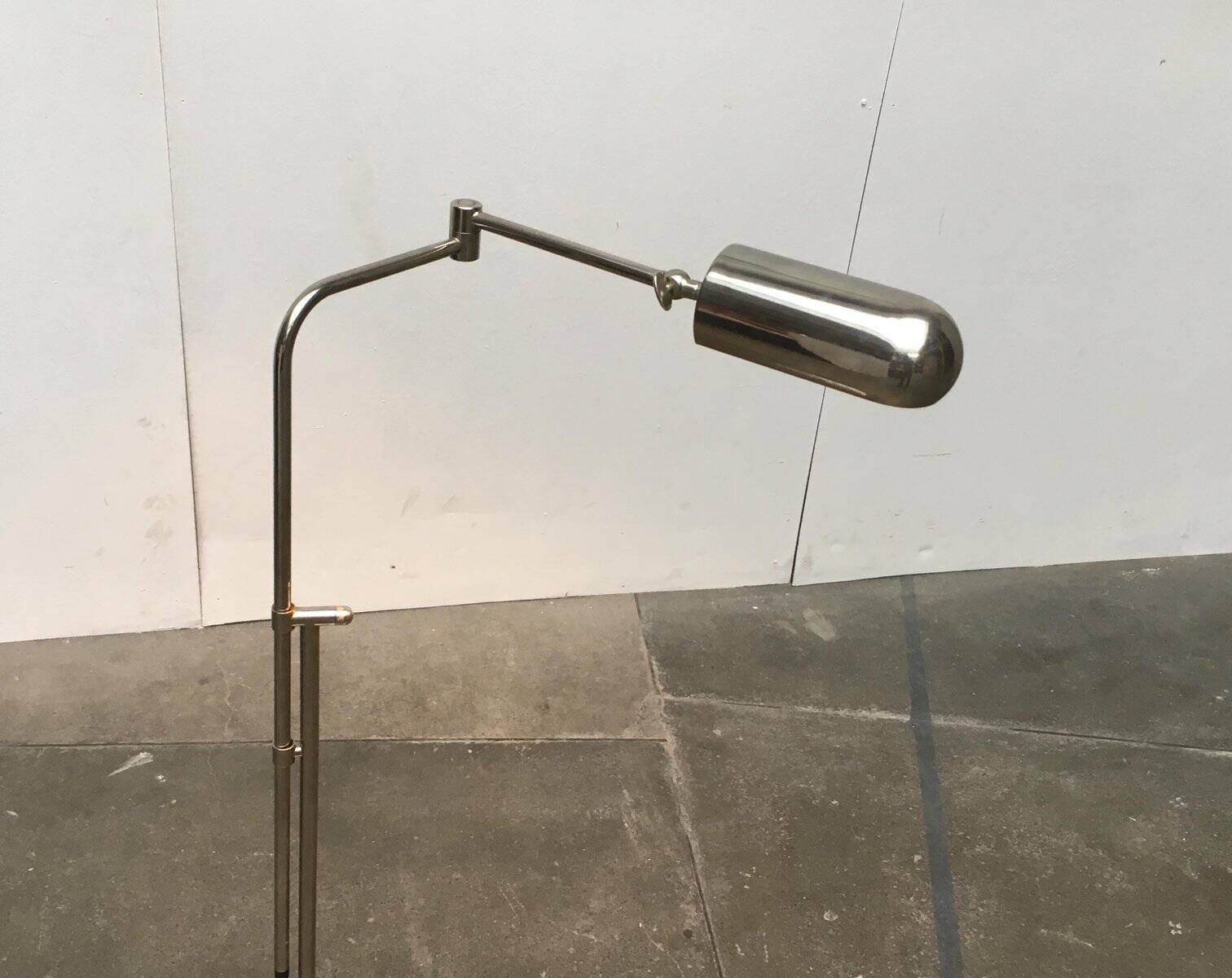 Hollywood Regency style floor lamp by Florian Schulz, 1970s