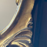 Large golden baroque style wall mirror