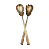 Paire de couverts argent et vermeil poincon cupidon 177 grammes xix eme