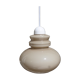 Suspension en opaline taupe