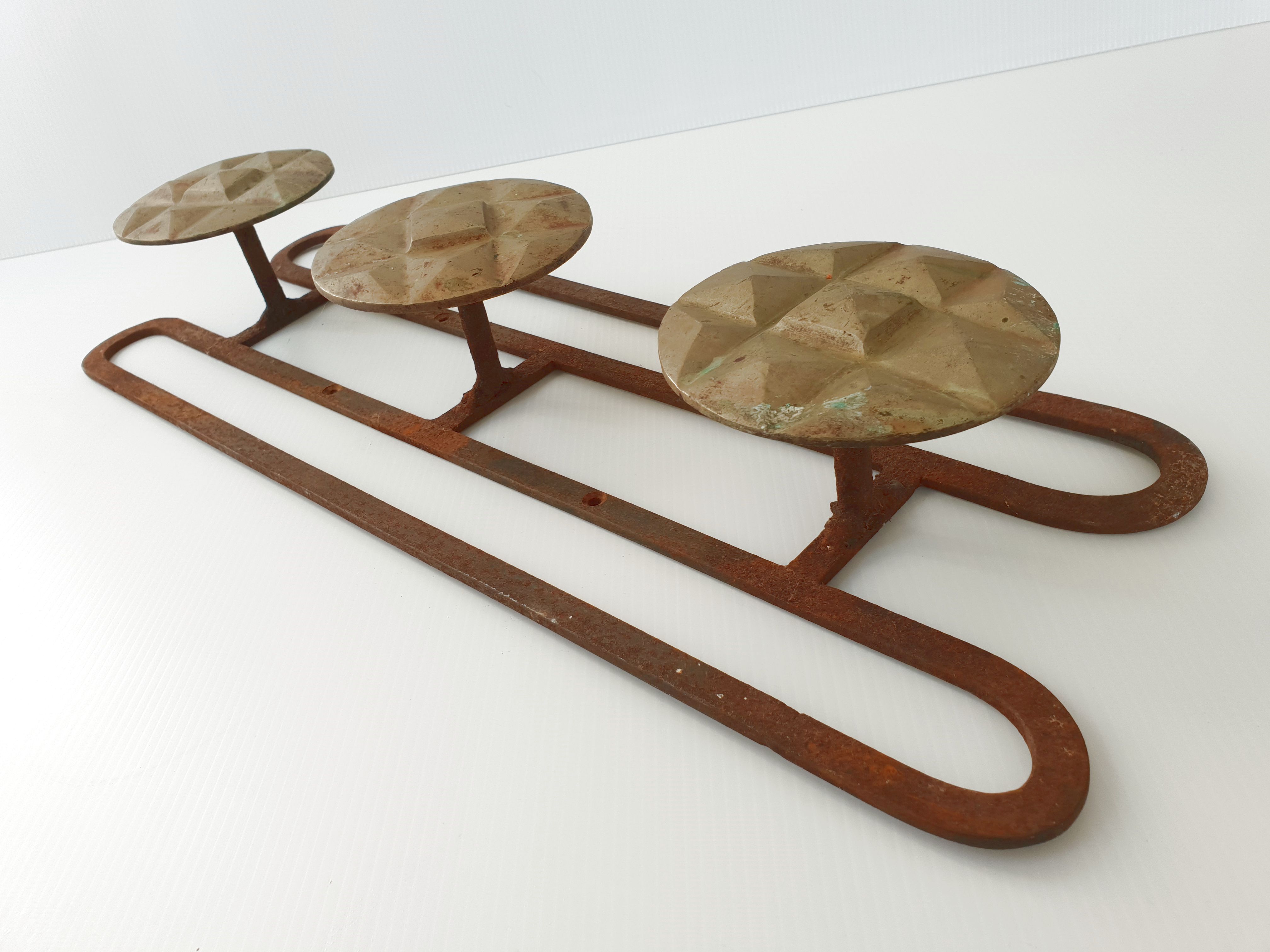 Berwing vintage art deco wall coat holder