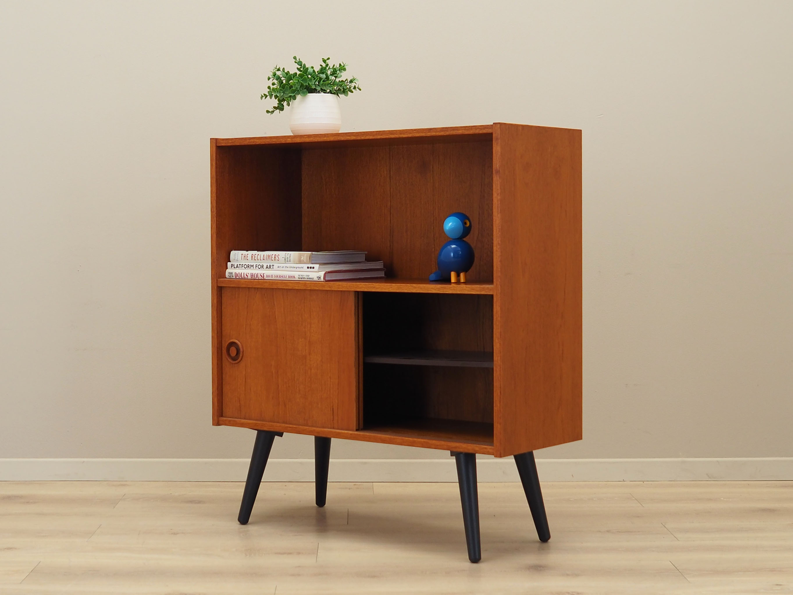 Teak bookcase, Danish design, 1970s, production: Denmark