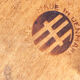 Teak and suede footstool, Hugo Frandsen, Spottrup Mobelfabrik, Denmark
