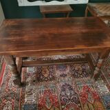 Walnut farmhouse table