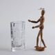 Vintage crystal vase Sèvres France 20th Century