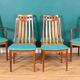 Retro Teak 1960s Mid Century Dining Table & 6 Chairs By G Plan Victor Wilkins