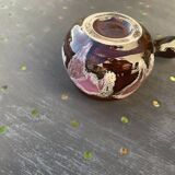 Coffee or tea service in enameled ceramic by Marius Giuge, artisan potter in Vallauris,